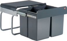 Zwei-/Dreifach-Abfallsammler ausziehbar